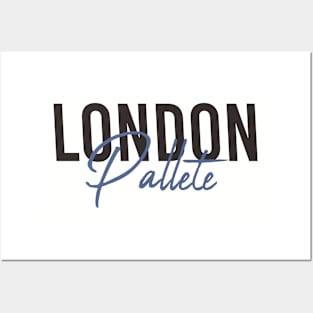 London Pallete New Black Posters and Art